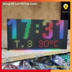 Combo Đồng Hồ Led P5 full